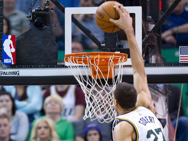 Jazz say Rudy Gobert's standing reach is now 9-foot-9