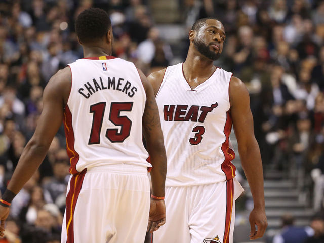 Wade during Twitter Q&A: I plan to play 'for a lil while;' yells at Mario Chalmers