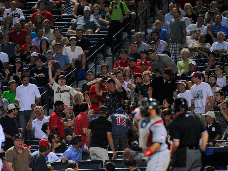 MLB safety netting between dugouts