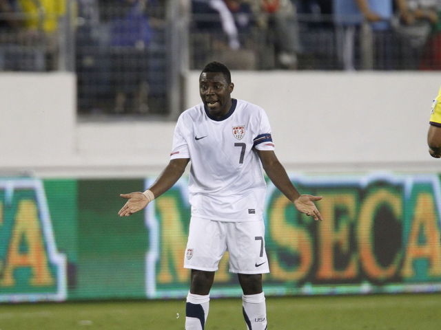 PHOTO: Freddy Adu promotes vacuum, bites back at critics
