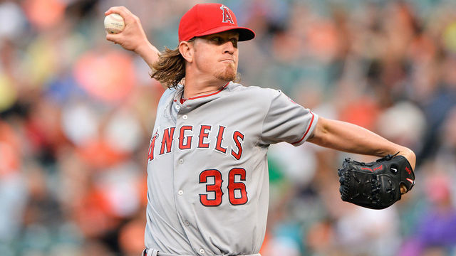 Angels' Weaver at least a week away from return to rotation