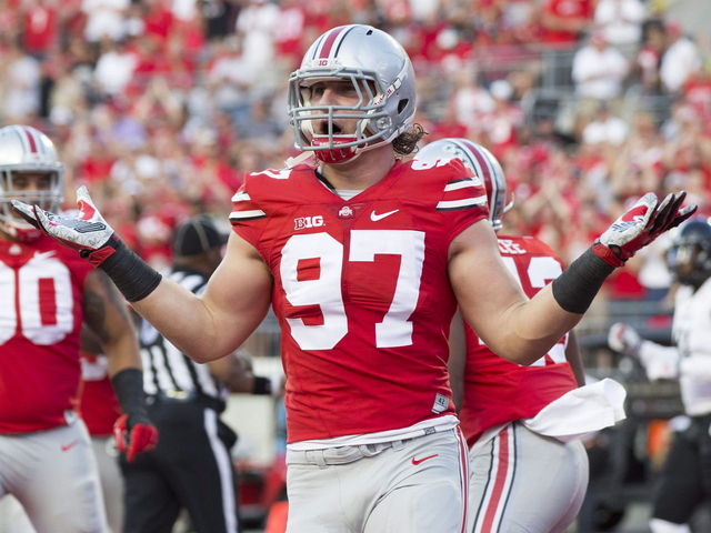 Joey Bosa disappointed with 40 time on 'rough, long day