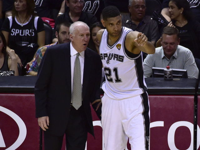 VIDEO: Gregg Popovich credits Spurs' 5 championships to 'coach Duncan'