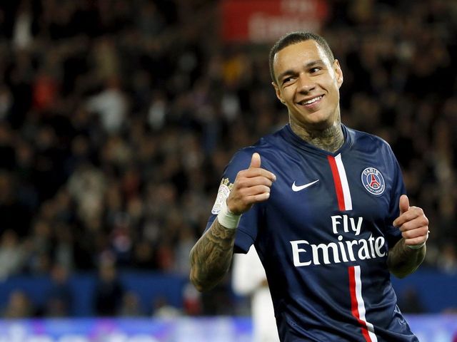 Paris Saint-Germain's Gregory van der Wiel says club wants him out