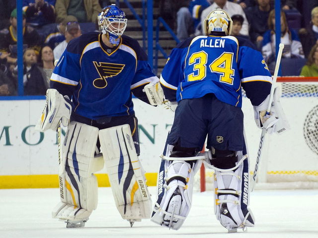 Blues' goaltending situation remains in flux as playoffs loom