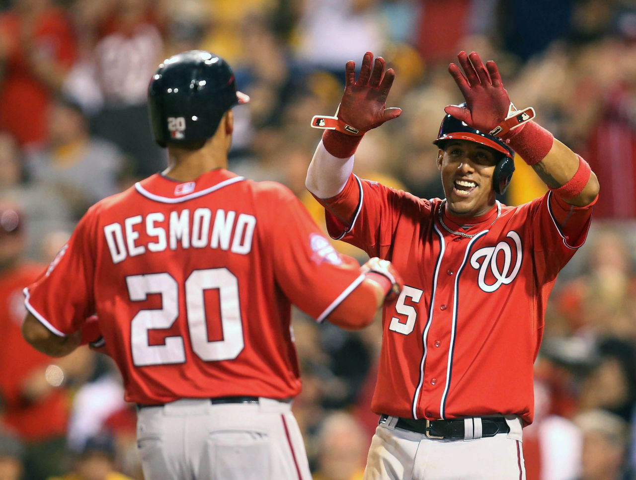 Desmond gets first HR; Nationals hold off Phils