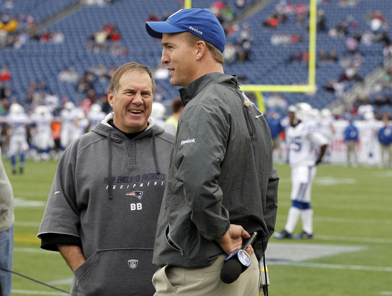 Peyton Manning claims Patriots had microphone in his locker