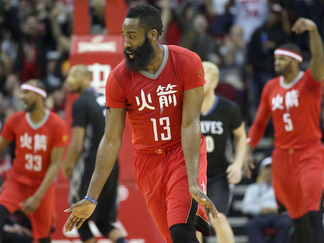 PHOTOS: Rockets to wear special Chinese New Year uniforms
