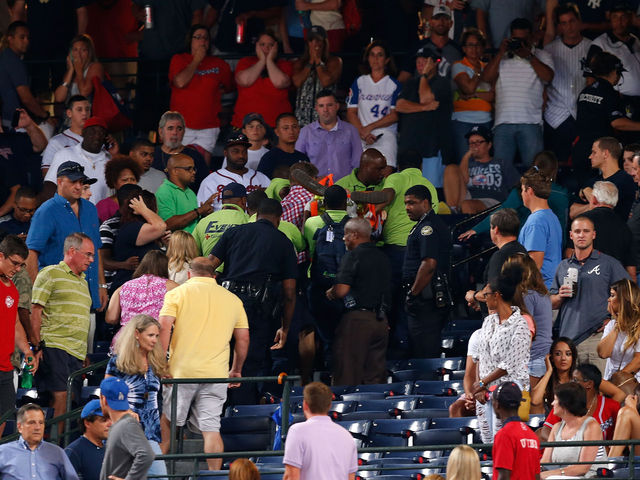 Fan dies after falling from upper deck at Turner Field