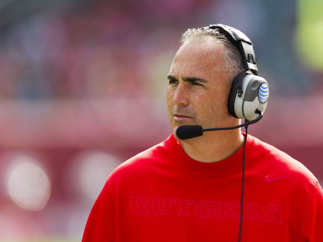Rutgers head coach Kyle Flood returns from suspension