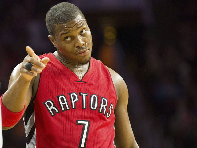 Kyle Lowry receives flopping warning