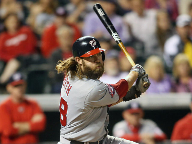 Werth ties franchise record with 46-game on-base streak