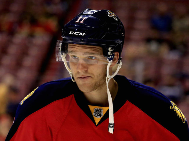 Panthers' Huberdeau to undergo MRI after taking skate to leg