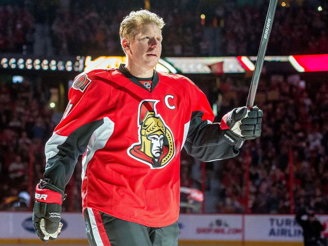 Senators to retire Alfredsson's No. 11 before game vs. Red Wings