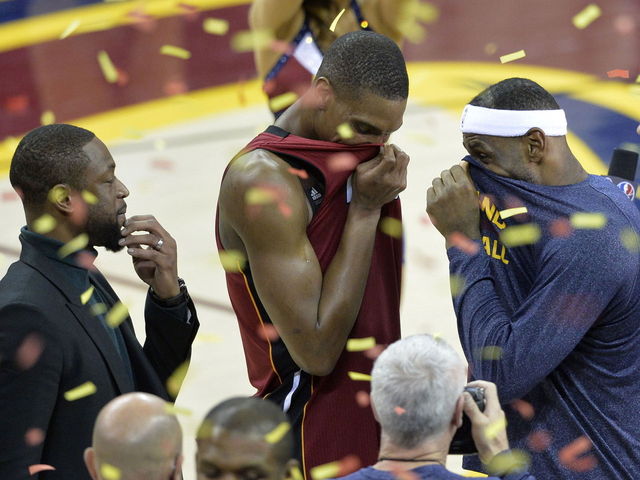 PHOTO: LeBron reunites with former Heat teammates