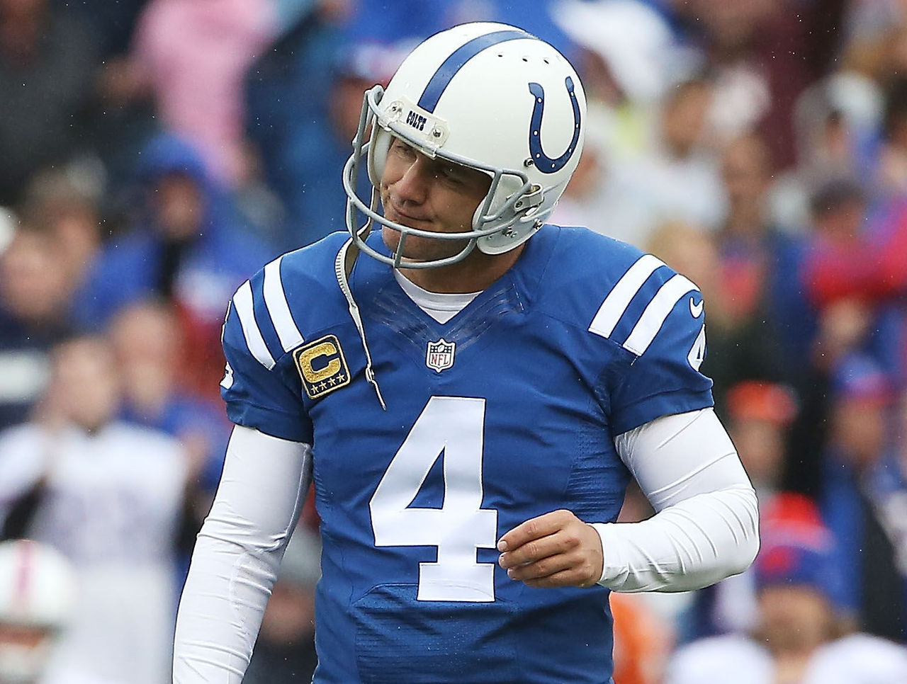 Adam Vinatieri's 45-Yd FG Hits the Upright & It's Good! 