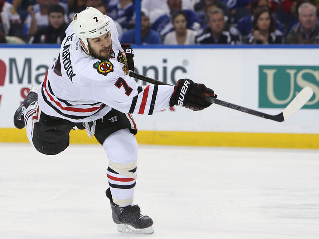 Watch: Seabrook's shot hits both posts with time winding down
