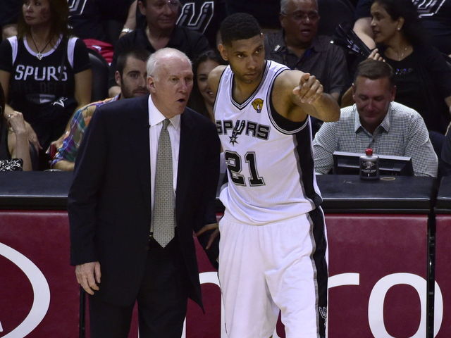Spurs' Popovich says he'll keep coaching after Duncan retires