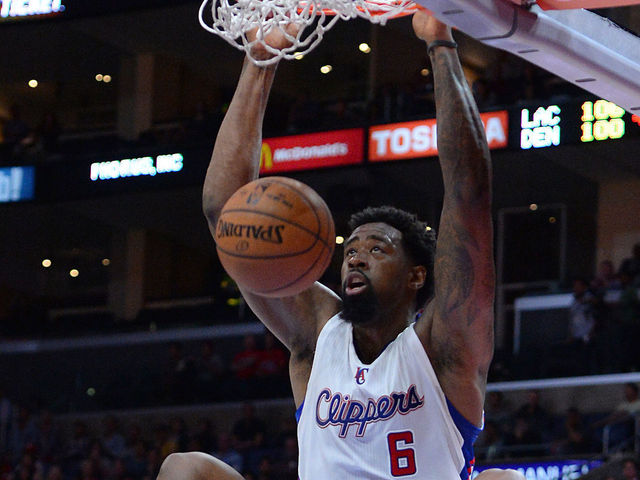 VIDEO: DeAndre Jordan slams in 1st bucket of the 2015-16 NBA season