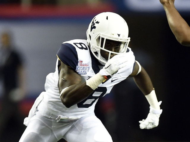 VIDEO: West Virginia's Joseph delivers massive hit to Oklahoma's Westbrook