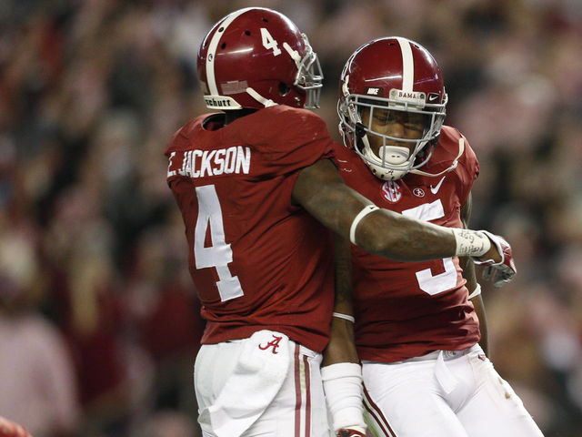 VIDEO: Georgia replaces Lambert with Ramsey, who's greeted with 'Bama pick-6