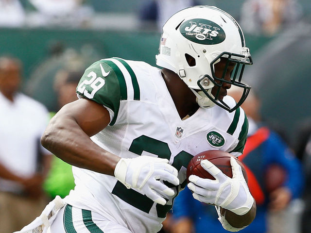 Watch: Jets' Powell stumbles over defender, gets up, runs for 75-yd TD