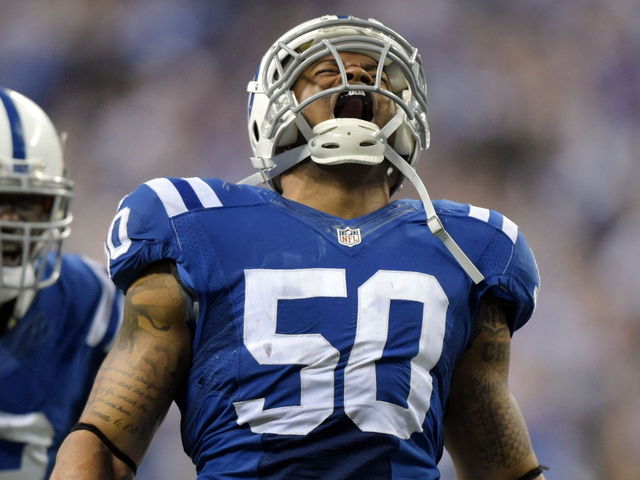 Colts' Jerrell Freeman out vs. Bucs with hamstring injury