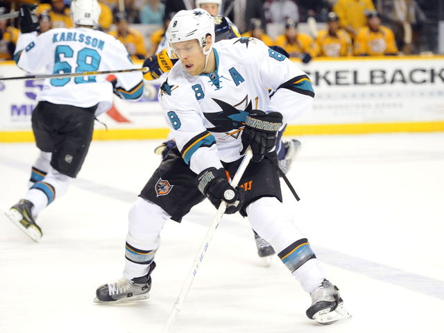 Sharks name Pavelski captain; Couture, Thornton named alternates