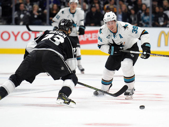 VIDEO: Dustin Brown nails Logan Couture with controversial open-ice hit