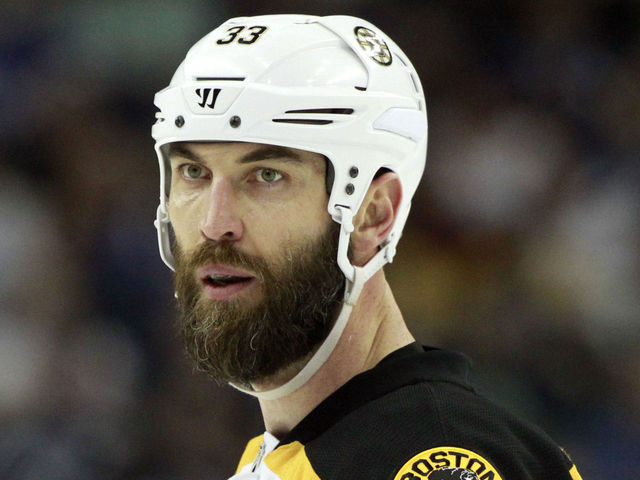 VIDEO: Zdeno Chara shows restraint after dropping the gloves