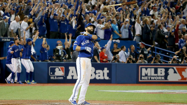 Bautista's bat-flip HR ball up for auction, expected to sell for over $8K