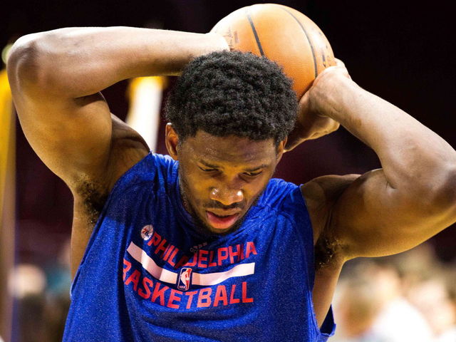 Report: 76ers increasingly concerned with Embiid's attitude, conditioning