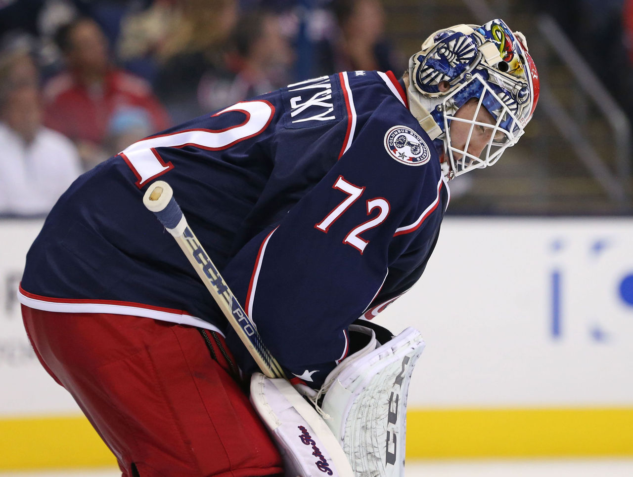 Bobrovsky Blue Jackets