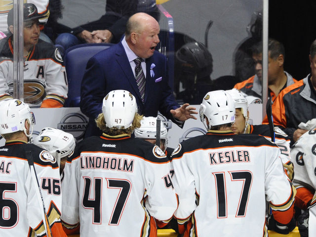 PHOTO: Bruce Boudreau's face says it all during another Ducks loss