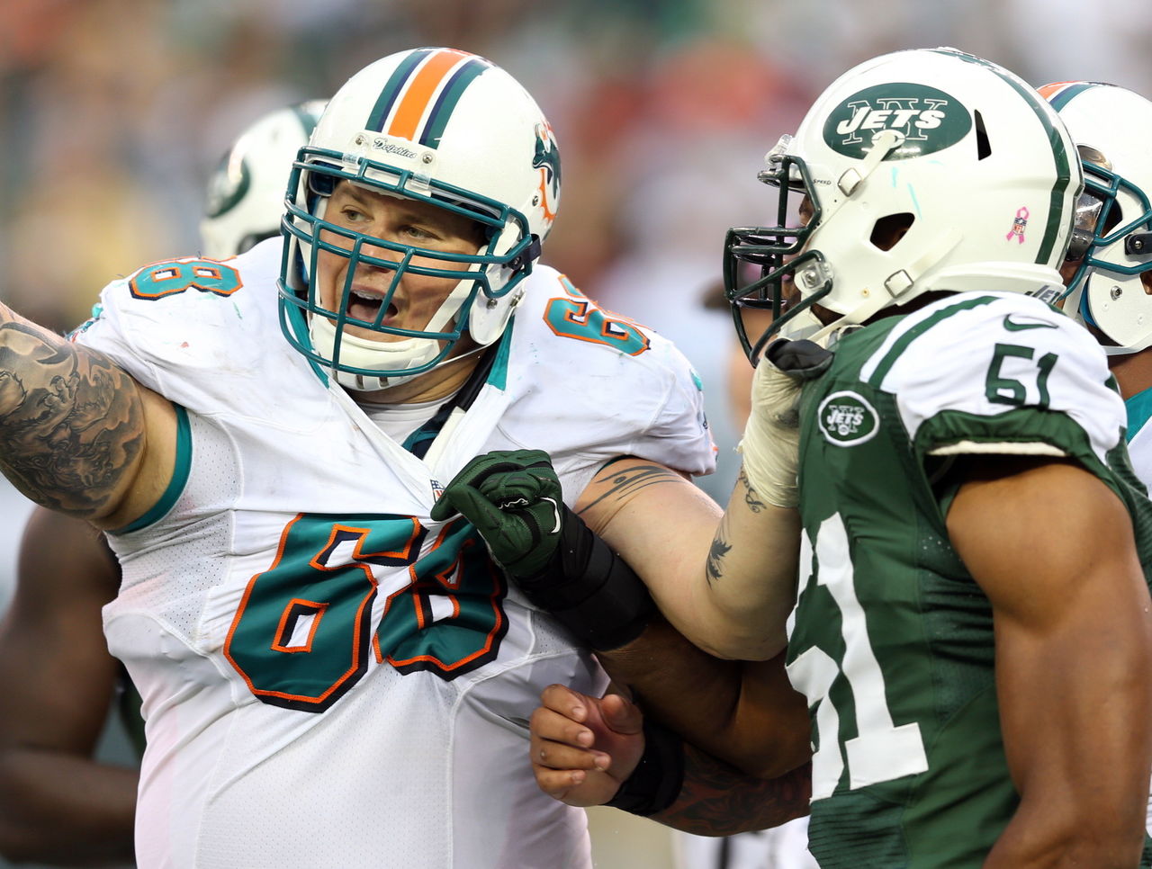 Dolphins' Incognito: 'Everybody should be fired' if O-line doesn't improve