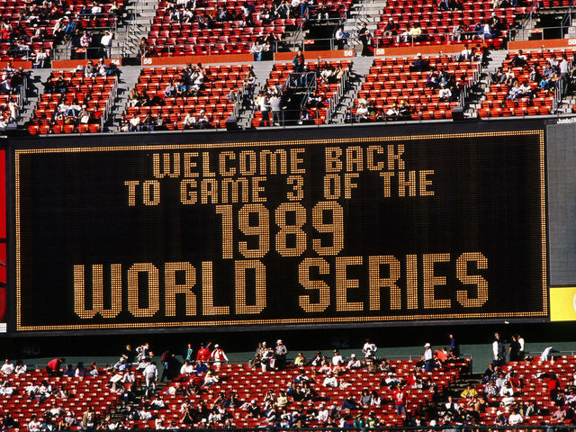 This Day in Playoff History: A's complete sweep in earthquake series