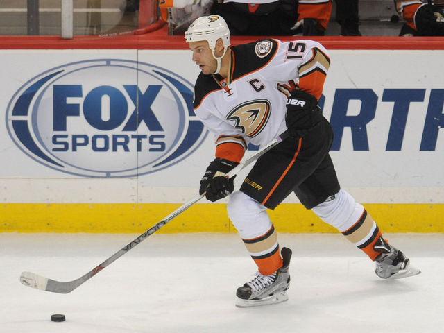Ducks' Getzlaf out Tuesday with appendicitis, will miss 4-12 days