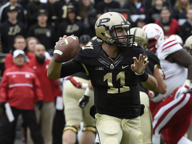 Purdue's David Blough leaves game with apparent head injury