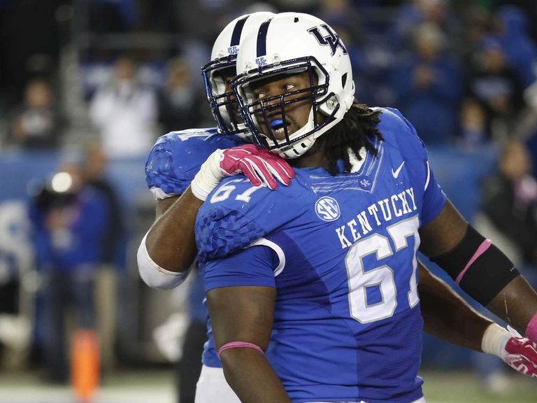 VIDEO Kentucky 300pounder Cory Johnson makes ridiculous interception
