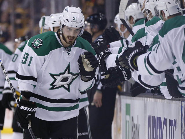 VIDEO: Stars' Seguin records first 3 goals against Bruins since trade