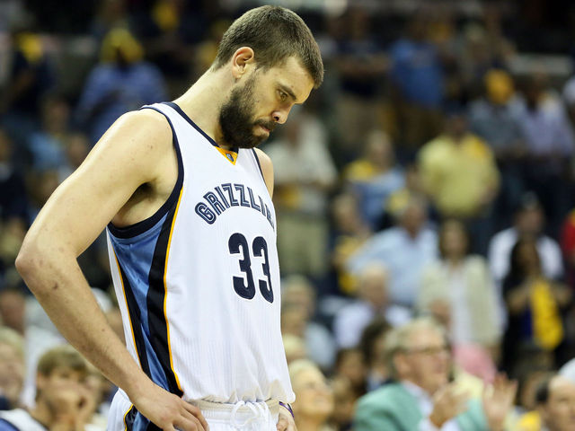 Grizzlies' Gasol shut down after 1st half vs. Kings with neck spasms
