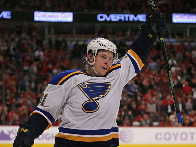 Shades of Shanahan: Tarasenko records 2nd straight 30-goal season
