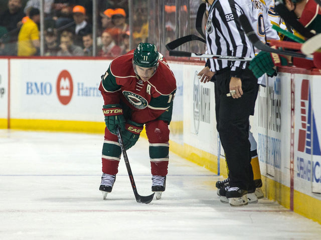 Wild's Parise still bothered by right knee injury