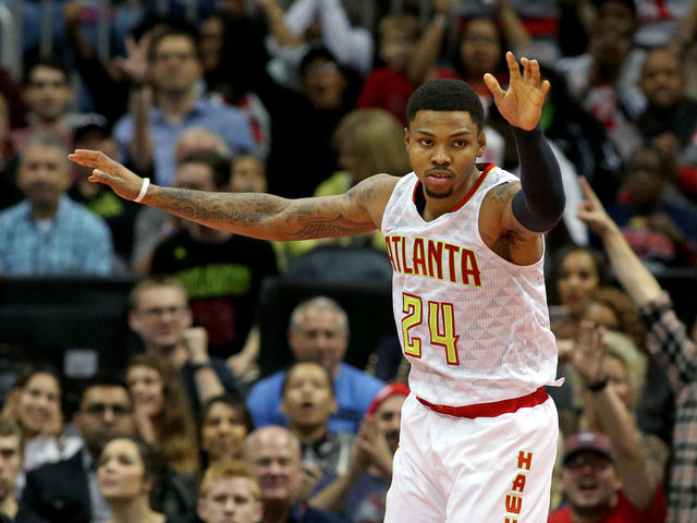 Hawks' Bazemore to remain on shelf Tuesday