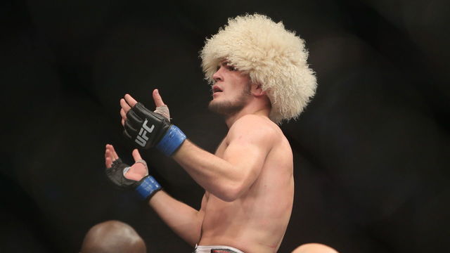 Khabib 'laughing inside' after McGregor chaos at UFC 223 media day