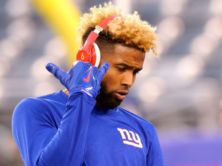 PHOTO Odell Beckham Jr. fatheads show him eating cereal, brushing