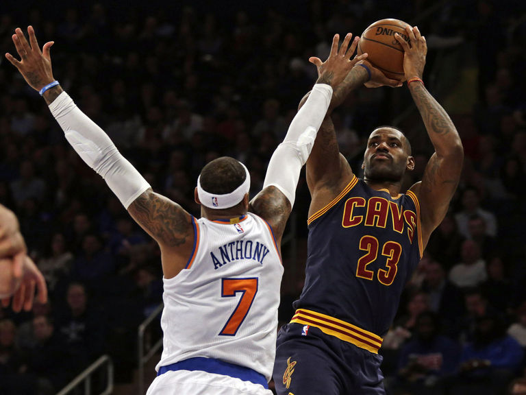 melo lebron lakers