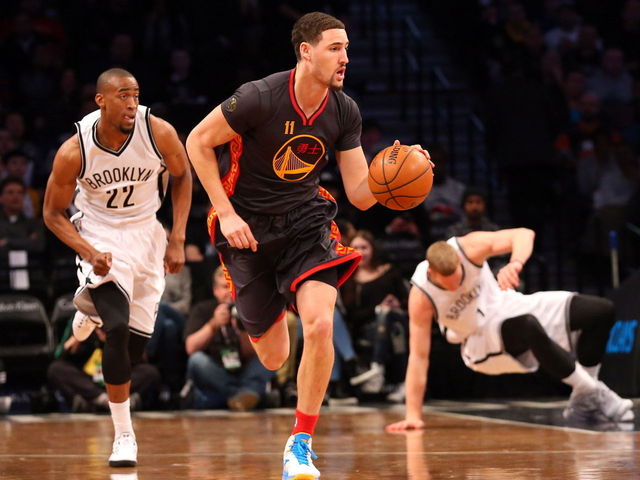 Klay Thompson out vs. Nets with back stiffness