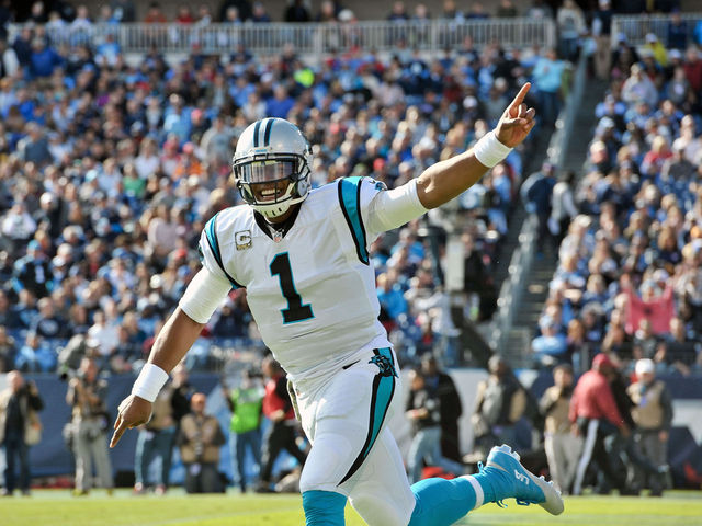 VIDEO: Titans not impressed by Cam Newton's TD celebration