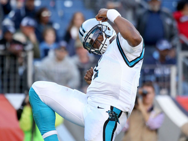 VIDEO: Cam Newton challenges foes to stop him from doing TD dance